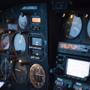 private pilot license plane instrument view