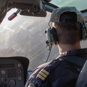 baltimore private pilot training man in cockpit